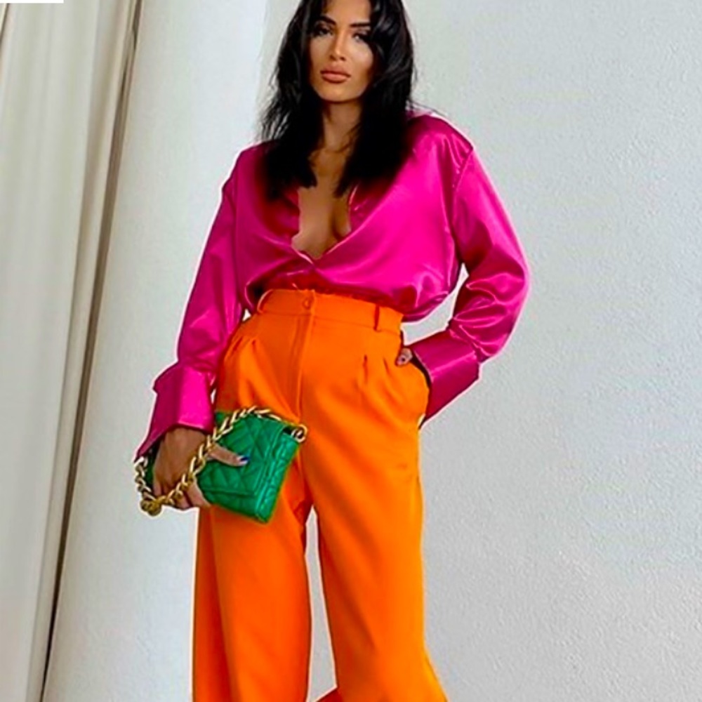 Victoria’s Secret Satin Pink Top